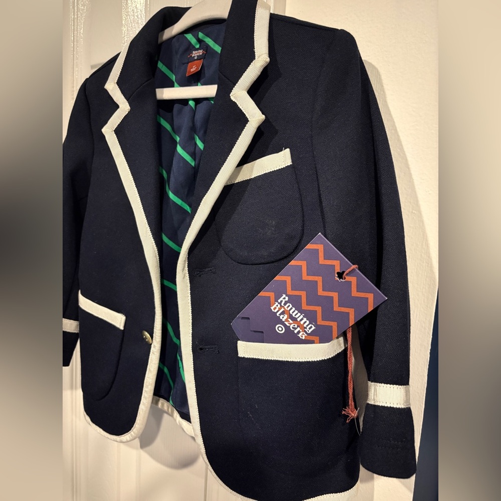 Rowing Blazers Navy and White Kids Blazer